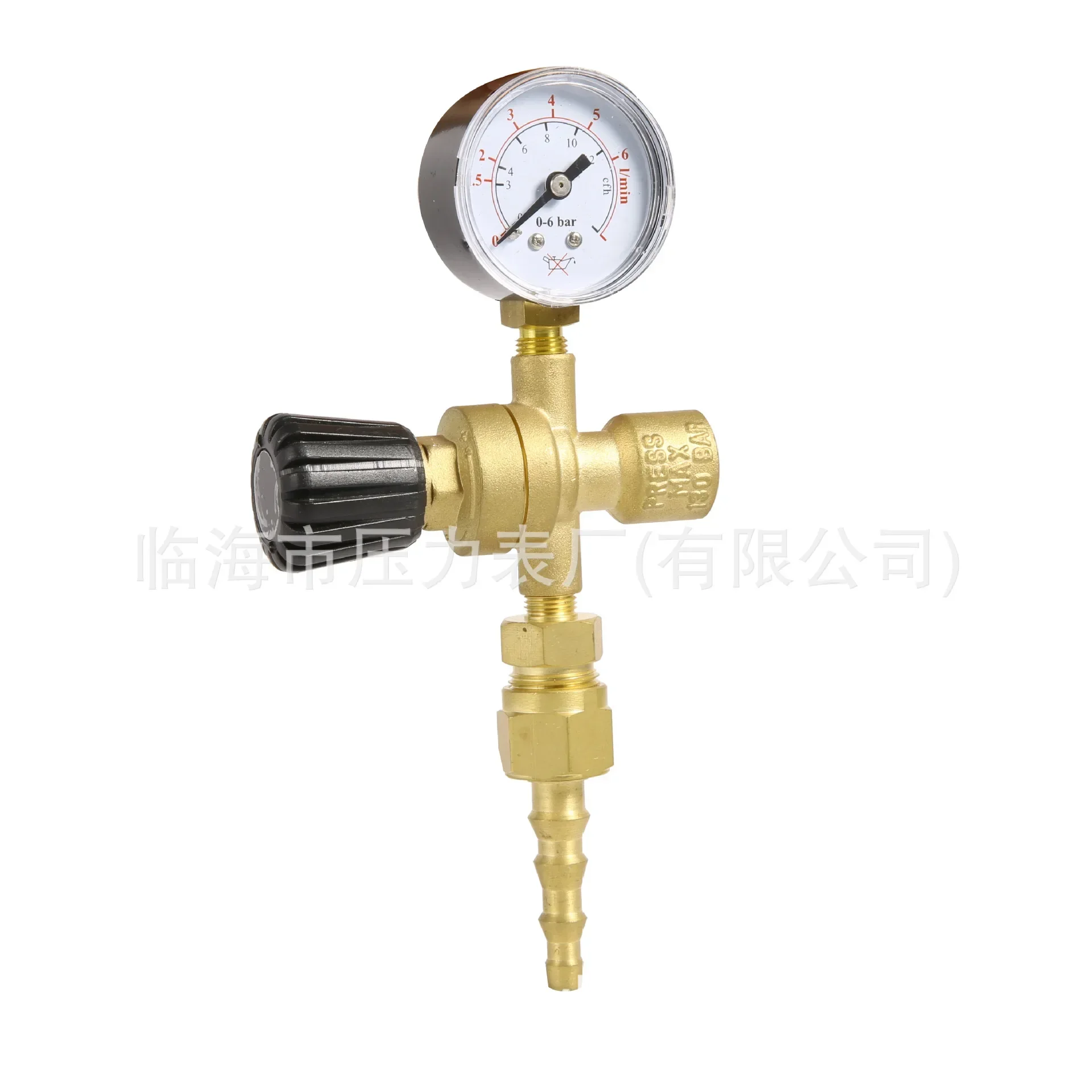 Mini Argon Carbon Dioxide Pressure Reducer Pressure Gauge Instrument 36v220V Two Welding Pressure Reducing Valve M10 * 1