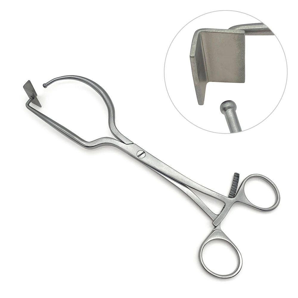 

Bone Holding Forceps Reduction Forceps with Ball with Soft Tissue Protector Autoclavable pet Orthopedic Surgical Instrument