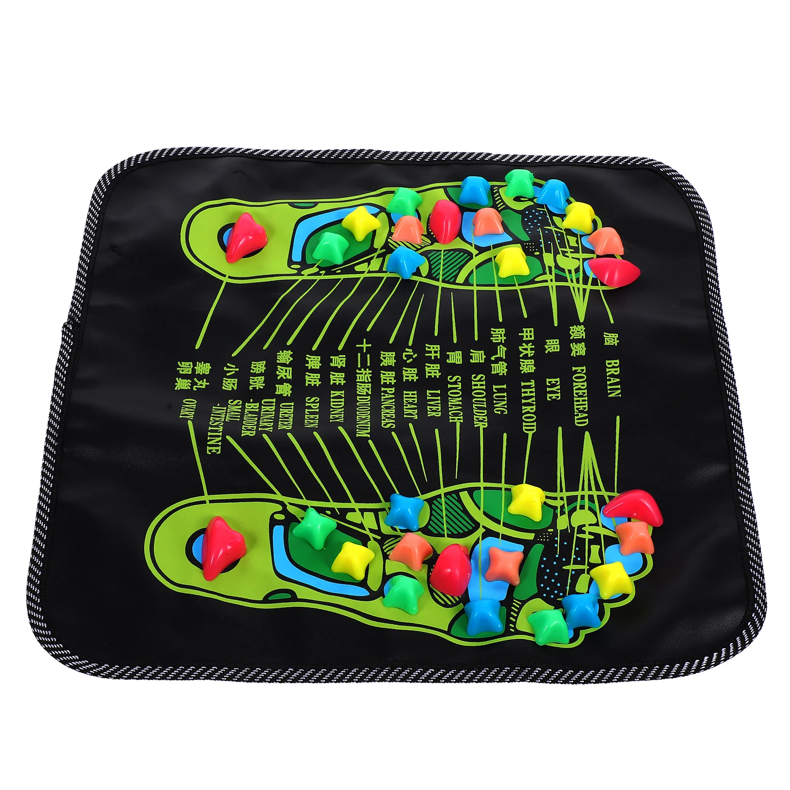 

Foot Massage Mat Durable Soft Stimulate Blood Circulation Adjust Function Entrails Strengthen Immunity Pain Relief Massager Leg