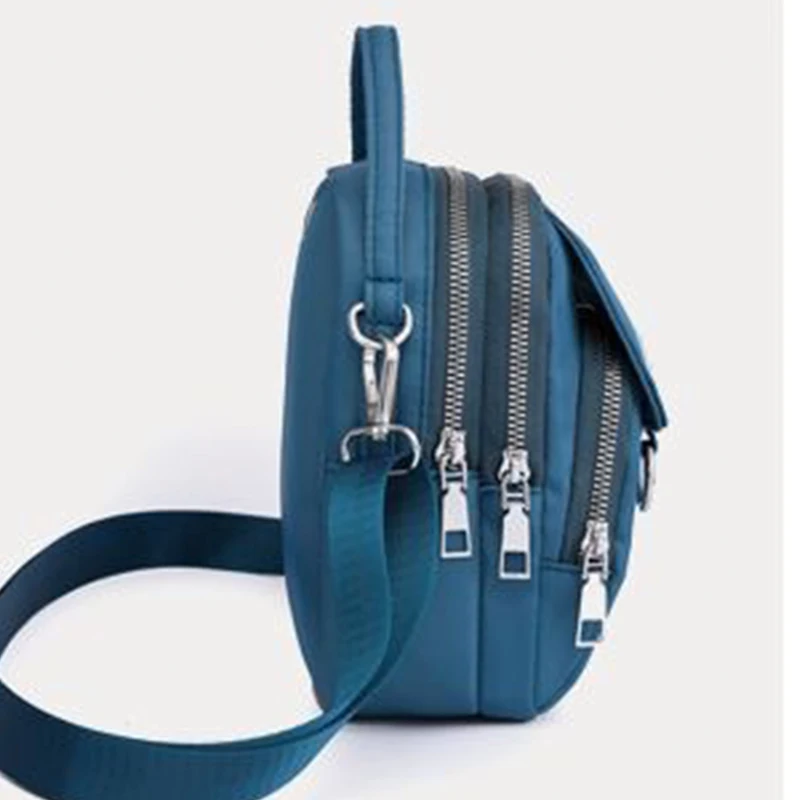 Oxford fabric crossbody bag, single shoulder strap, suitable for both men and women, versatile canvas small bag image 4