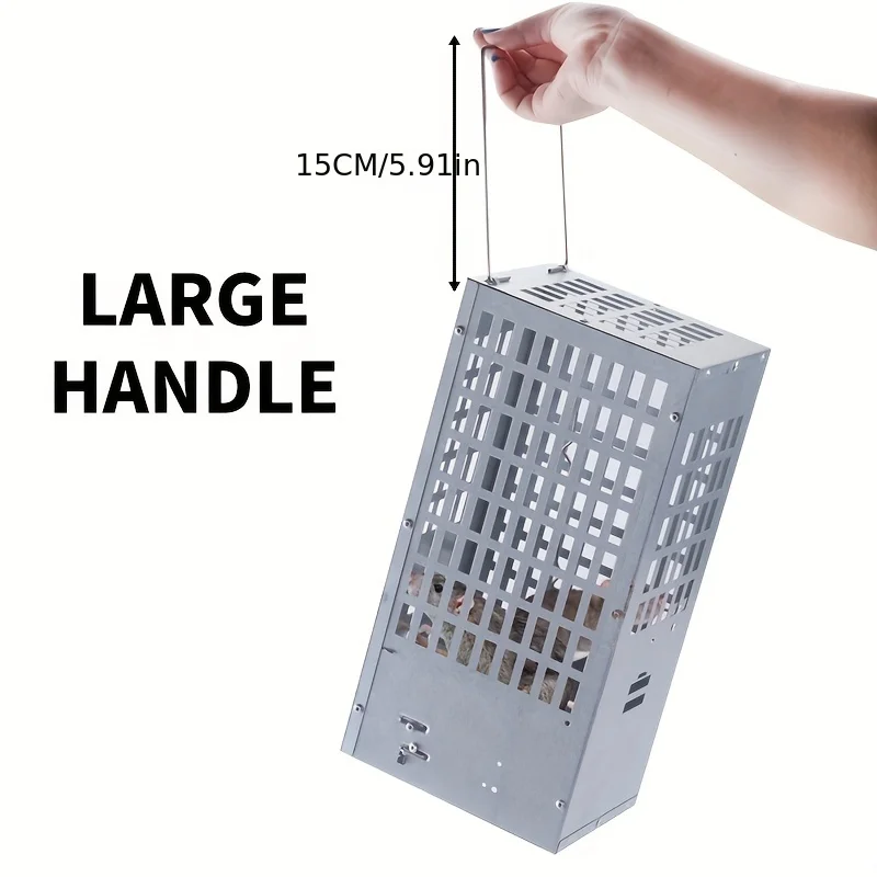 Multi-Catch Rodent Mouse Trap Rat Trap Cage-Pest Control -All Mice and Rat Can Fit In