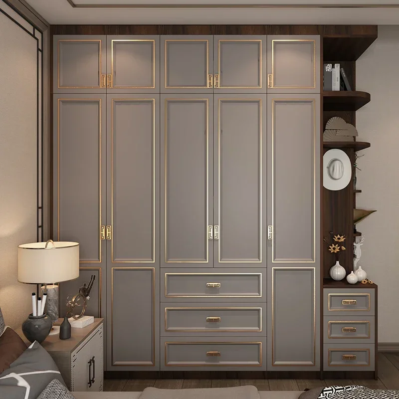 Luxury Orgnizer Wardrobes Drawers Losets Mdf Closet Organizer Wardrobes Storage Clothes Locker Szafa Na Ubrania Home Interior