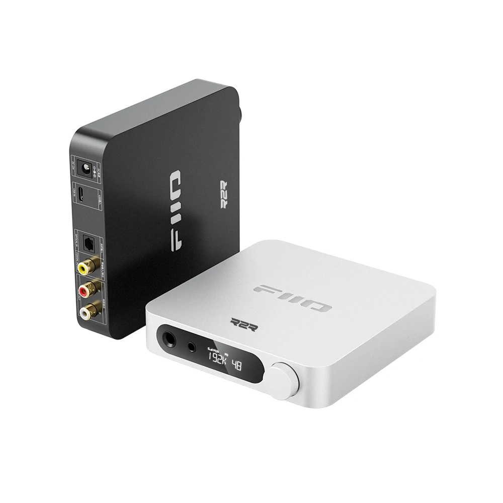 FiiO K11 R2R DAC en hoofdtelefoonversterker voor thuisaudio of pc, 6,35 mm en gebalanceerde 4,4 mm, RCA, coaxiaal, optisch, 384 kHz/24 bit - afbeelding 2