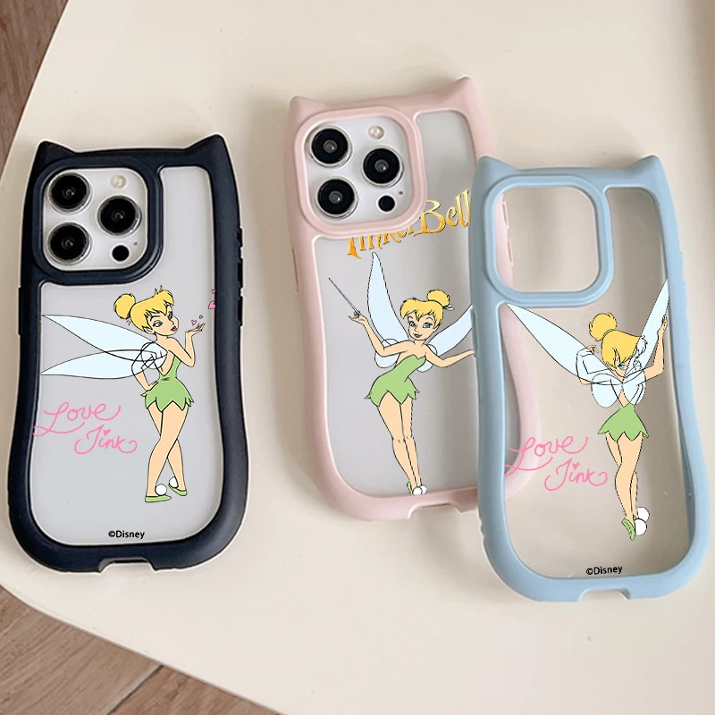 Disney Wonderful Fairy Cute For iPhone 15 14 13 12 11 Pro Max Plus Cute Soft Durable Cat Ears Phone Case