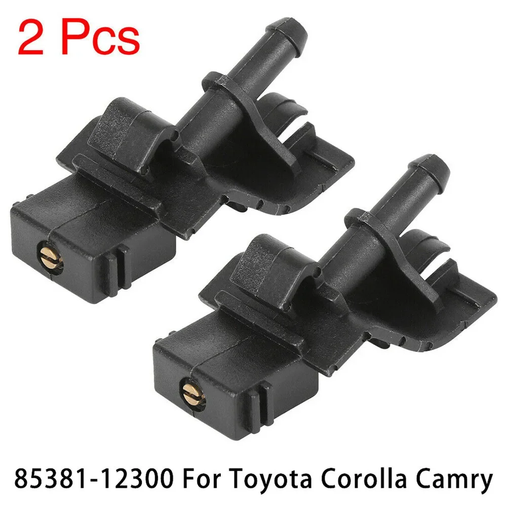 High Quality Household Wiper Nozzle Tool Tools Water Black Equipment Front Jet Plastic Replacement Spray Washer 85381-12300