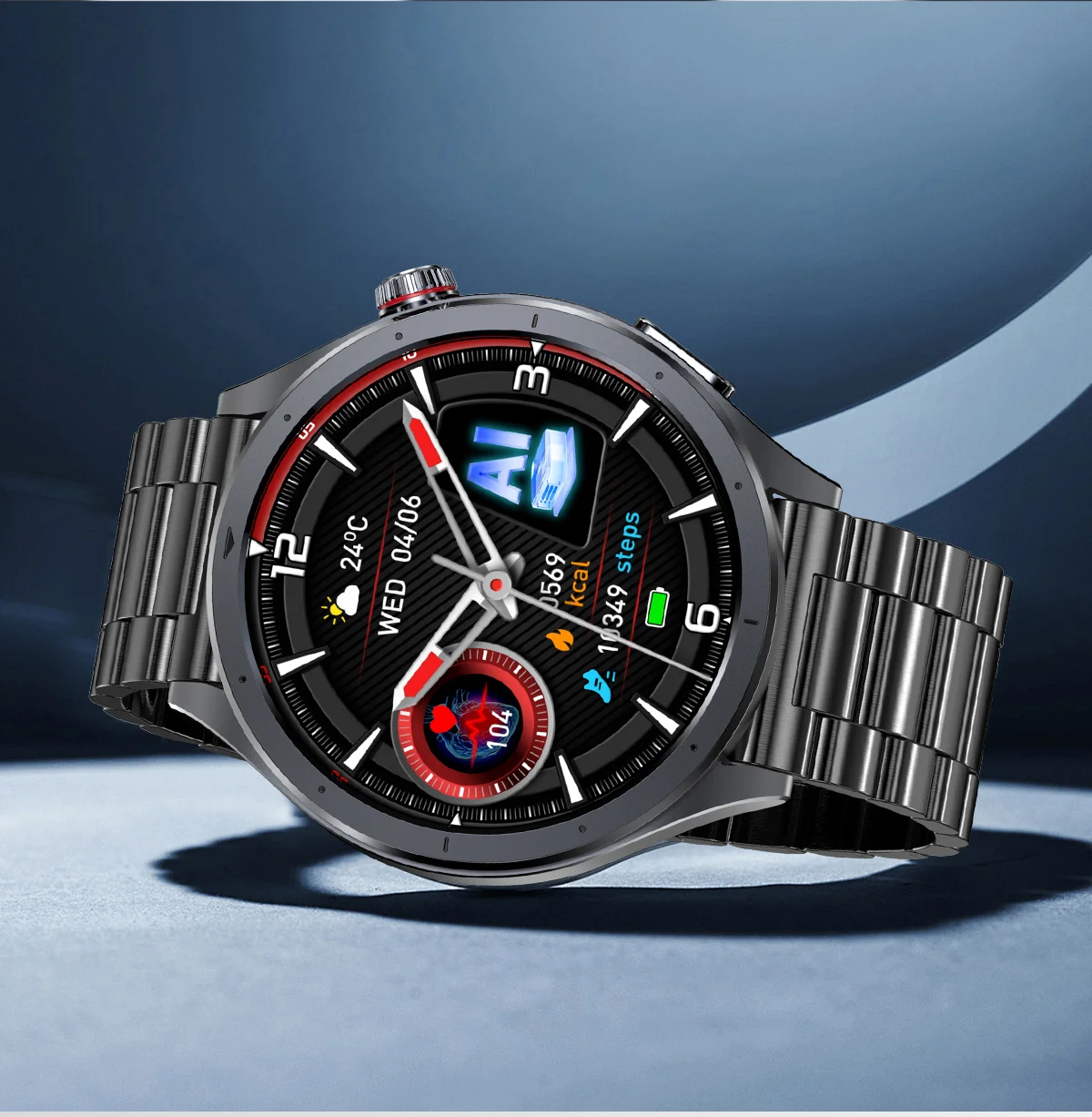 2026 Neue Körperfettanalyse Gesundheits-Smartwatch EKG+PPG Harnsäure Blutdruck Blutsauerstoff Uhr Anruf-Smartwatch für Männer Frauen – Detail 33