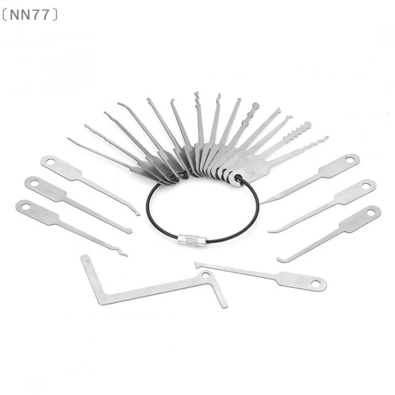 〔NN77〕21-in-1 Set Pro Tools Universal Padlock Repair Kit Portable Metal Daily Lock Maintenance〔W7〕