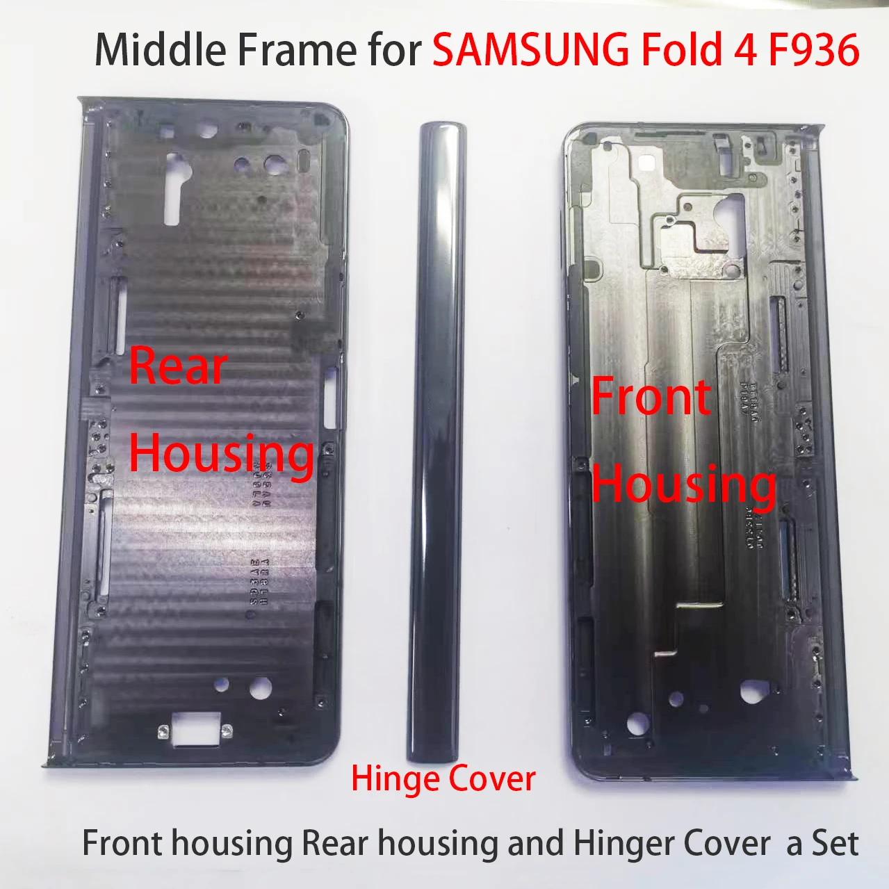 Housing MIdlle Frame Hinger Cover  For samsung fold 4 f936