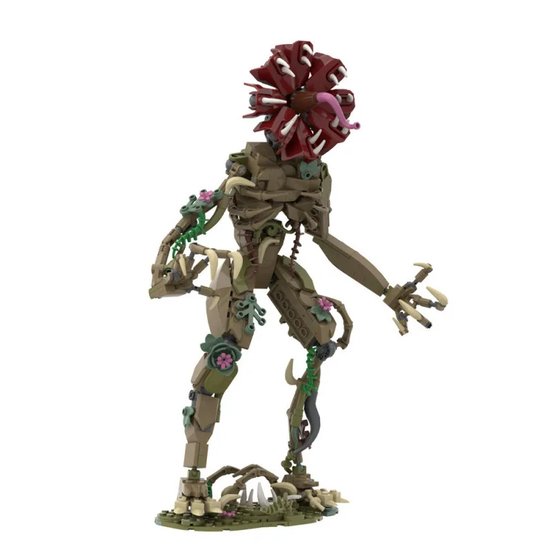 MOC Cannibal Demon King Cannibal Flower Building Block Model Men's Hobby Collecting Bricks Assembly Toy