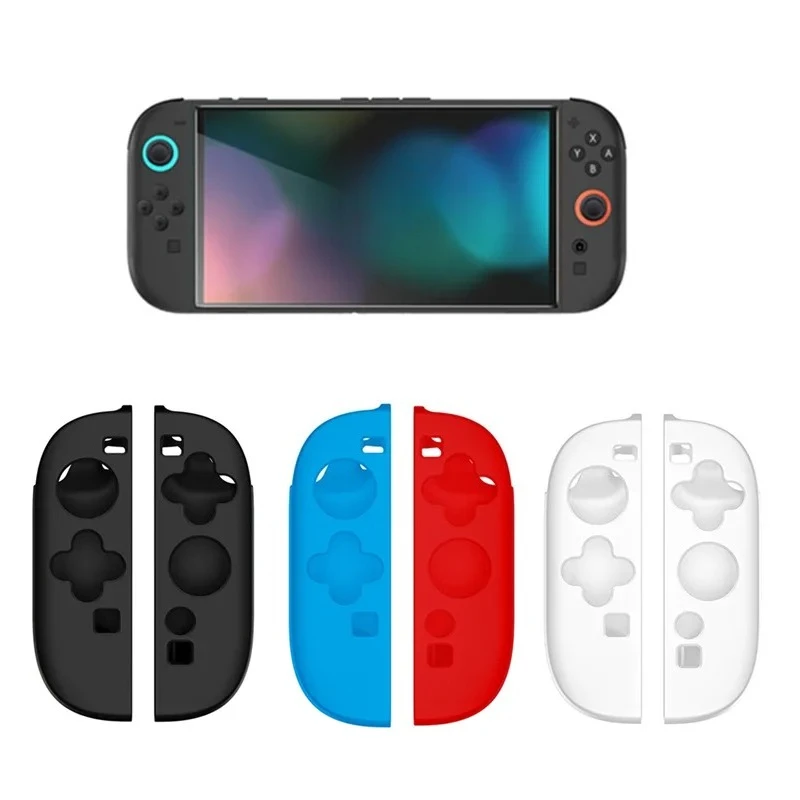 Transparent Anti-Scratch Soft Silicone Shell Protective Case Cap Cover For Nintendo switch2 Gaming Console NS2 accessories