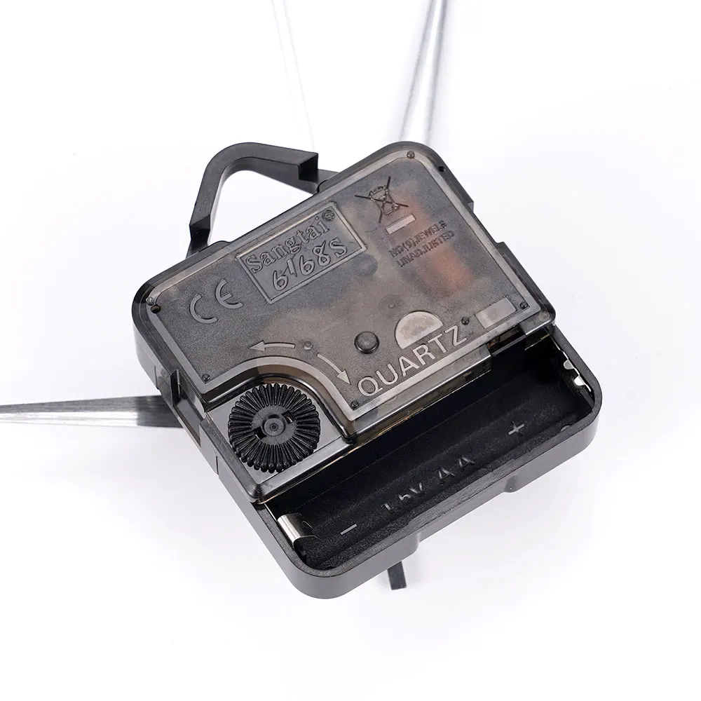 6168 Modell Stille Große Wanduhr Quarzuhr Bewegung Mechanismus Hände Wand Reparatur Ersatz Werkzeug Zeiger Teile Kit DIY – Detail 12