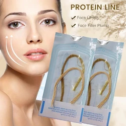 5bag/60pcs No Needle Gold Protein Line Absorbable Anti-wrinkle Facial Filler Lift Firming Collagen Thread Anti-Aging For Face