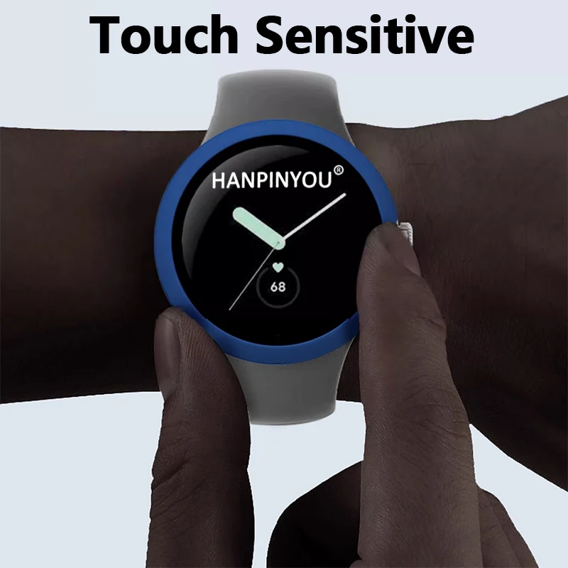 غطاء كامل لينة سيليكون بولي يوريثان تصفيح حافظة ساعة لساعة جوجل بكسل 4 41 مللي متر 45 مللي متر واقي للشاشة غطاء الوفير #4