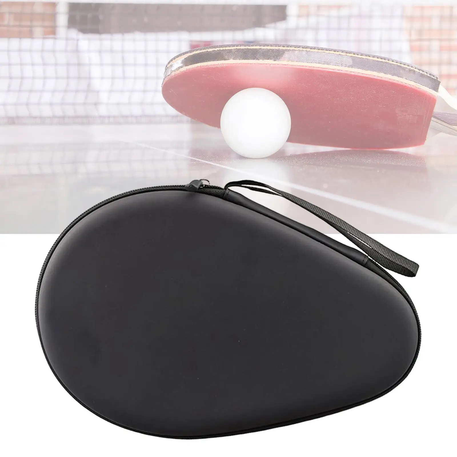 Multifunction Table Tennis Racket Case Reusable Durable for Outdoor Training Black