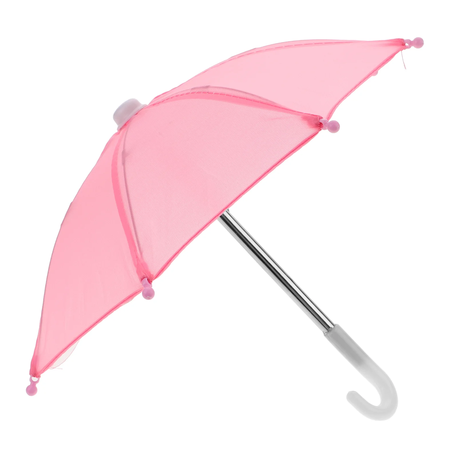 

Umbrella Dollhouse Mini Decoration Tiny Accessories Miniature Figurine Toy Rain Parasol Travel Play Iron