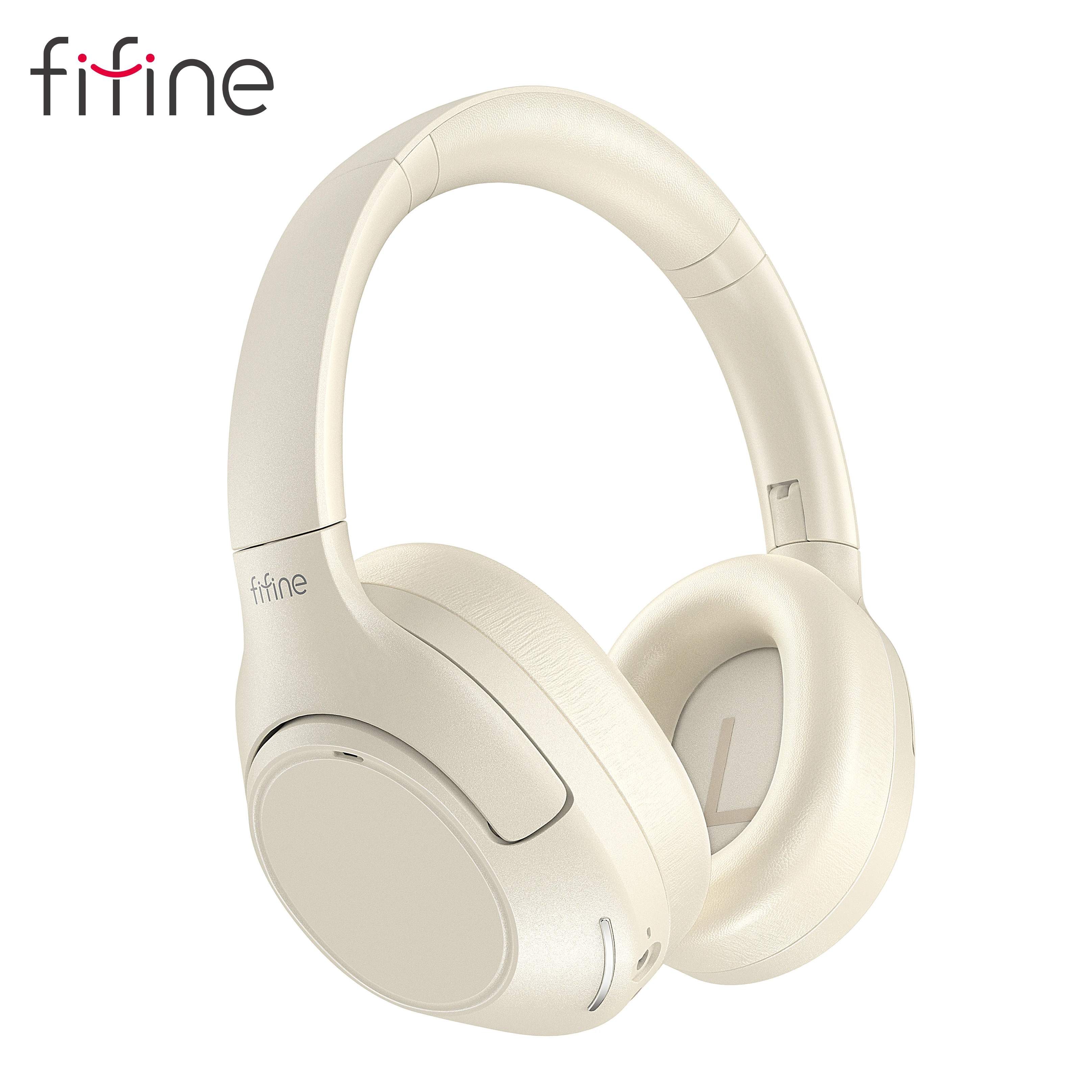 FIFINE Bluetooth Wireless Headphones for Phone/Pad,Over Ear Headset  with Active Noise Cancelling for Music/Game,Portable,65H-X3