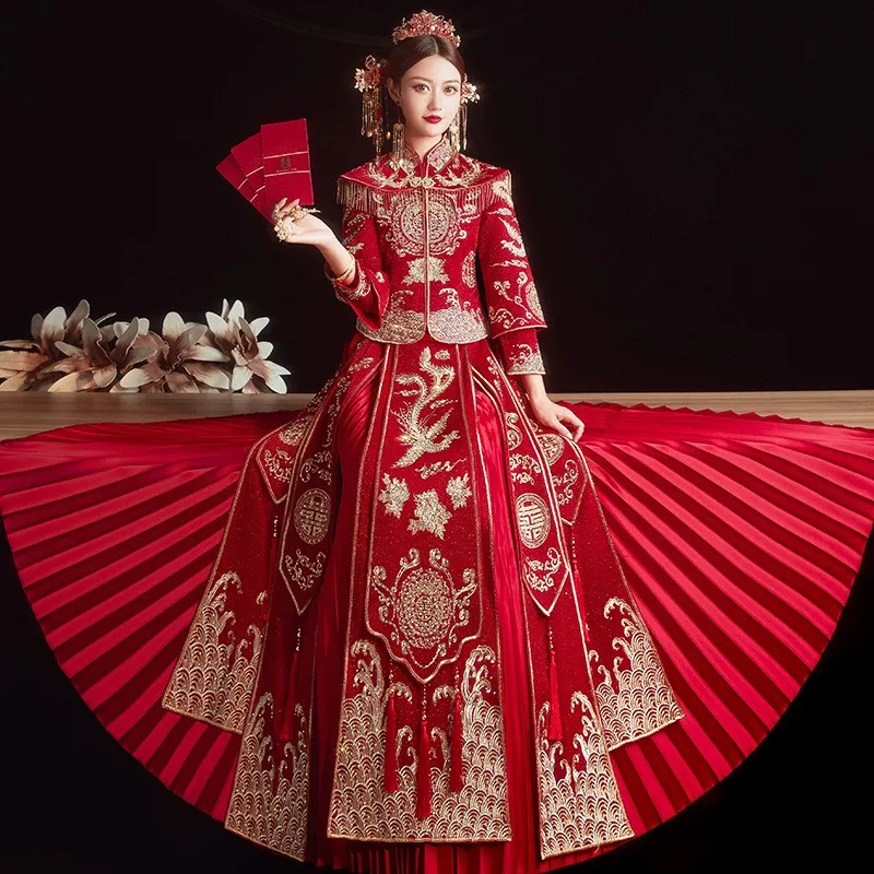 

New Chinese-style shawl dragon and phoenix clothing