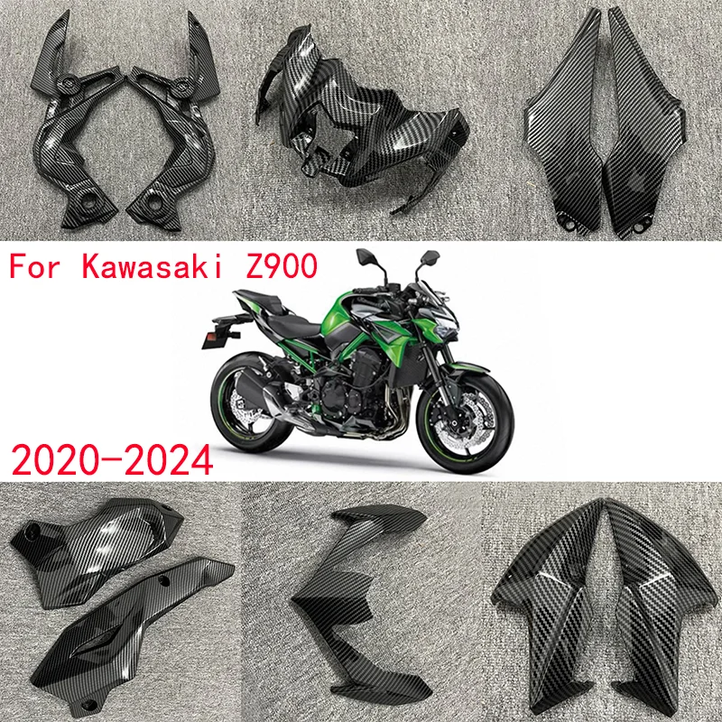 

Z-900 For Kawasaki Z900 2020-2023 2024 Carbon Fiber Body & Frame Covers Full Fairing Kits Motorcycle Acccessories Fairings Kit