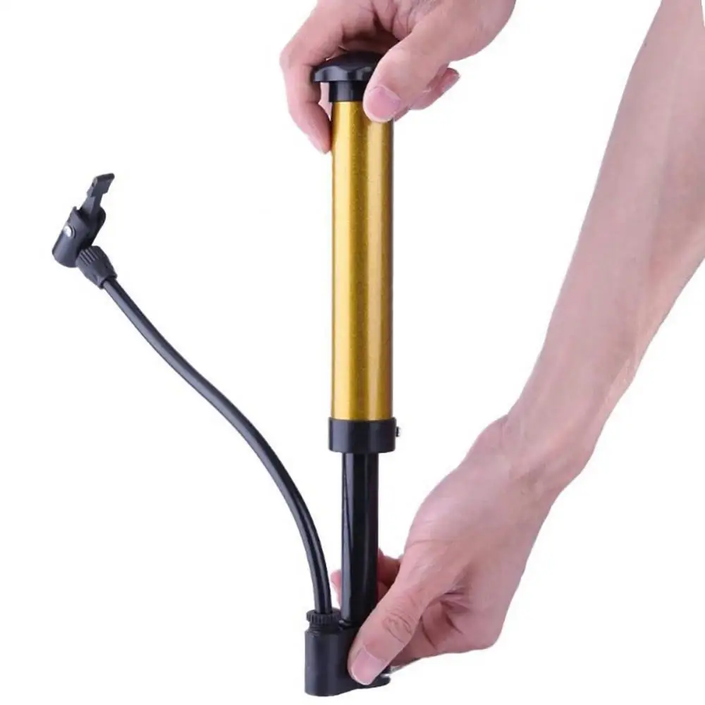 Mini Bike Pump Aluminum Alloy Bicycle Hand Air Pump Tire Inflator Schrader Presta Valve MTB Road Cycling Pump