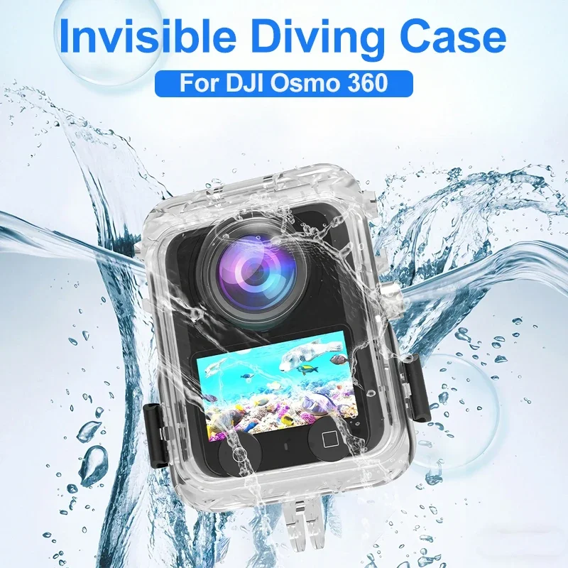 

For DJI Osmo 360 Invisible Diving Waterproof Case Diving Underwater 40M Protective House Shell for DJI Osmo360 Accessory