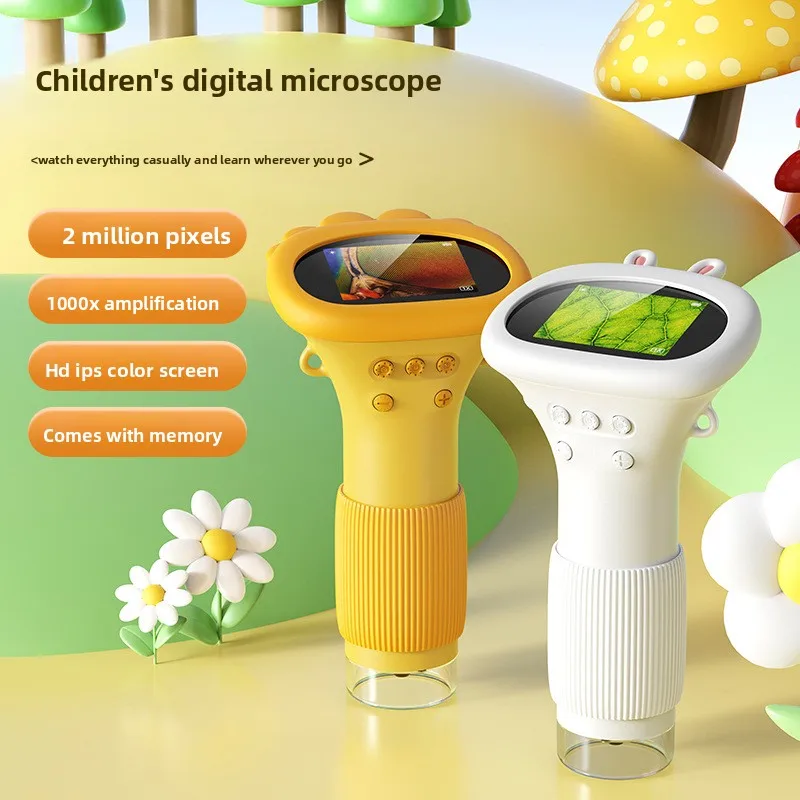 children's-portable-optical-microscope-magnifying-glass-toy-handheld-mini-student-experimental-science-handheld-microscope