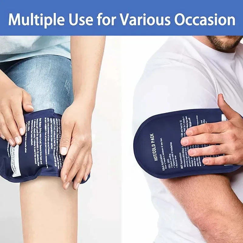 

Pack for Pain Relief - Reusable Gel Pack for Knee Shoulder Ankle Back and More - Bendable for Customize