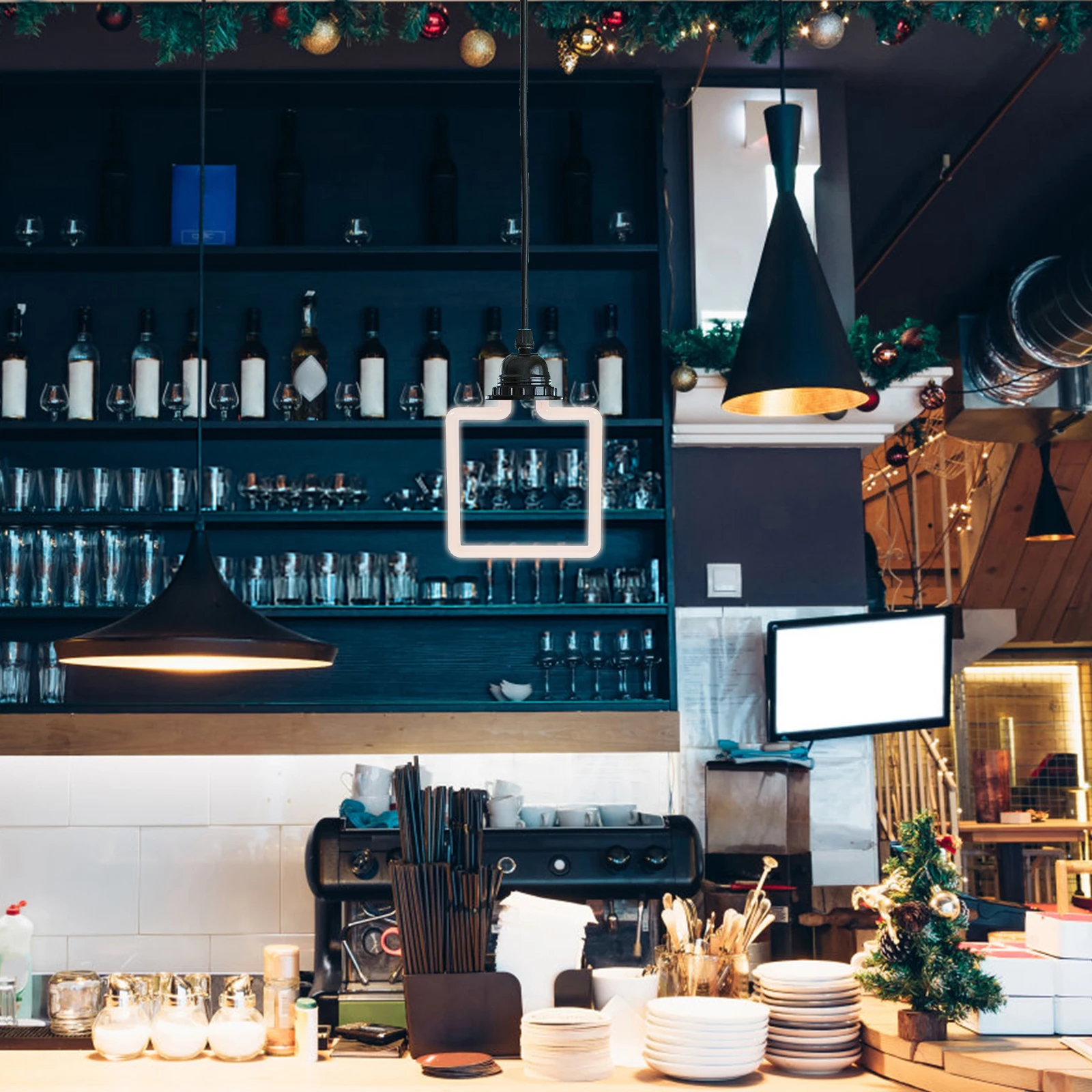 

Creative Led Line E27 2700K Warm White Retro Lamp Bulb For Home Hotel Restaurant Decor High Cri Lighting Decorative Led Bulb