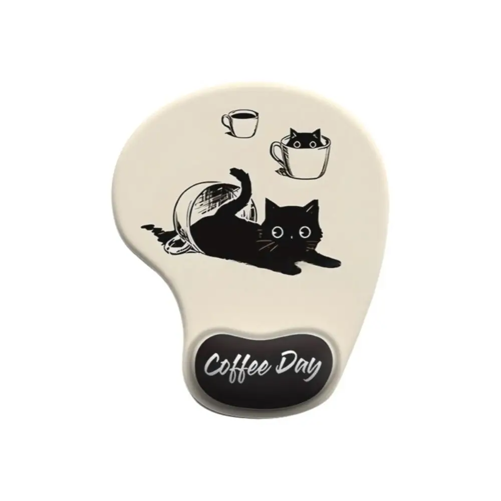 Non-Slip Cartoon Animal Mouse Pad Soft Silicone Comfortable Wrist Rest Smooth Surface Ergonomic Desktop Wrist Support
