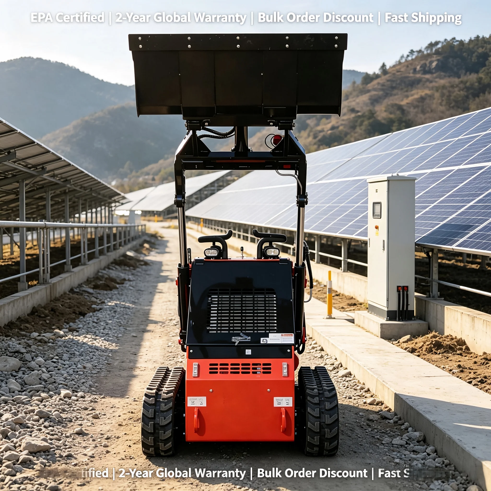Hot Selling Chinese Brand New Sliding Steering Loader, Heavy-duty Sliding Loader with Wheels, Suitable for Engineering