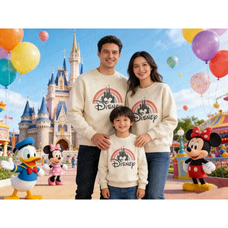 Felpa Disney 2026, Felpa Disney, Felpa Per Famiglia, Felpa Viaggio Disney 2025, Felpa Vacanza Disney