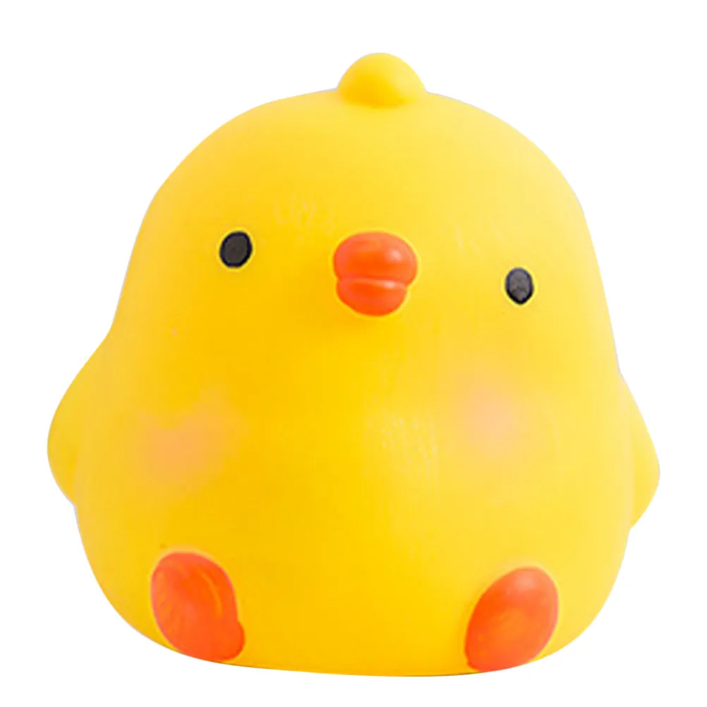 

Adorable Chicken Piggy Bank Creative Cartoon Coin Bank for Children Lightweight Soft Vinyl Money Saving Box Home Office
