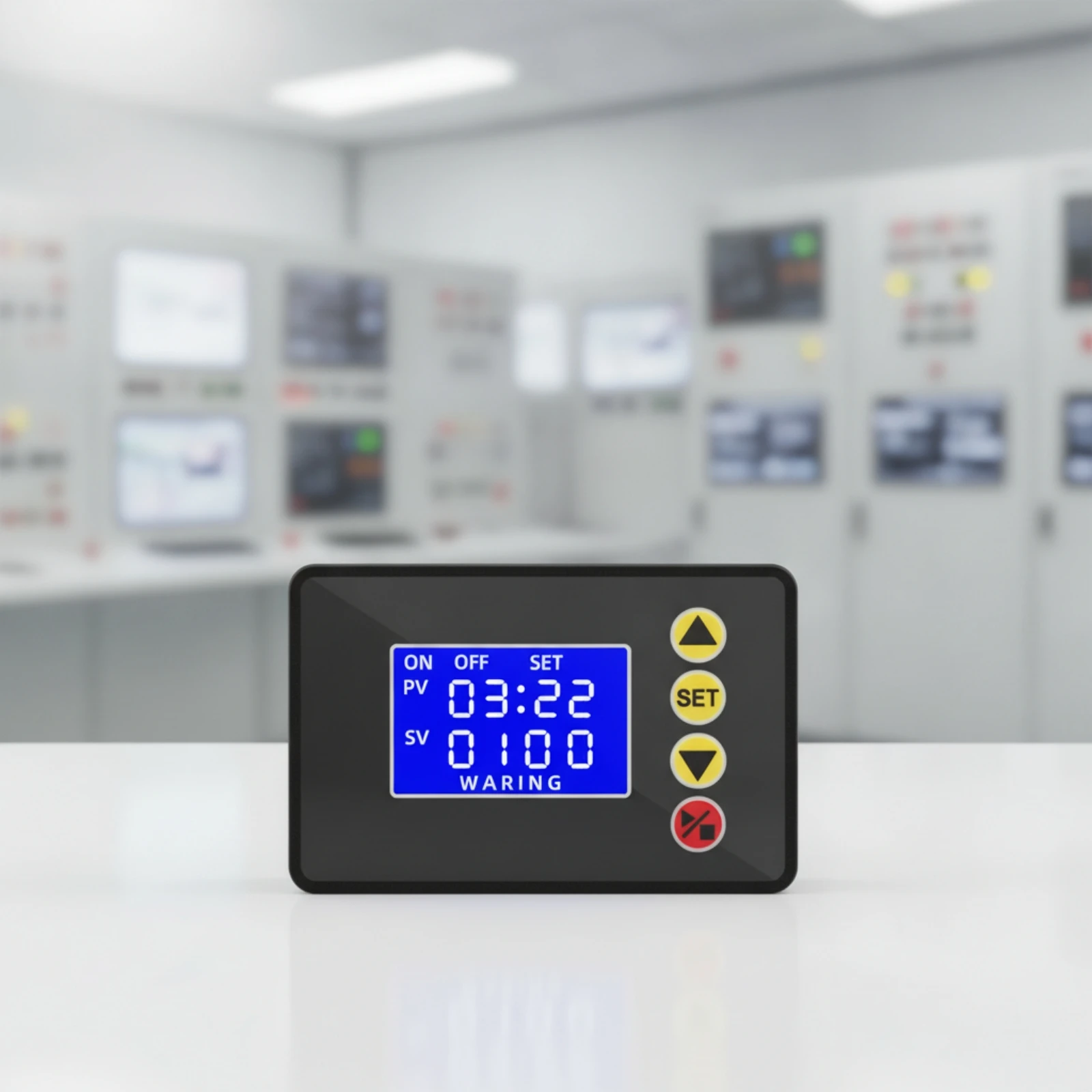 Timer Relay Module Backlit Microcomputer Time Controller Module Digital Timer with LCD Display Programmable Adjustable