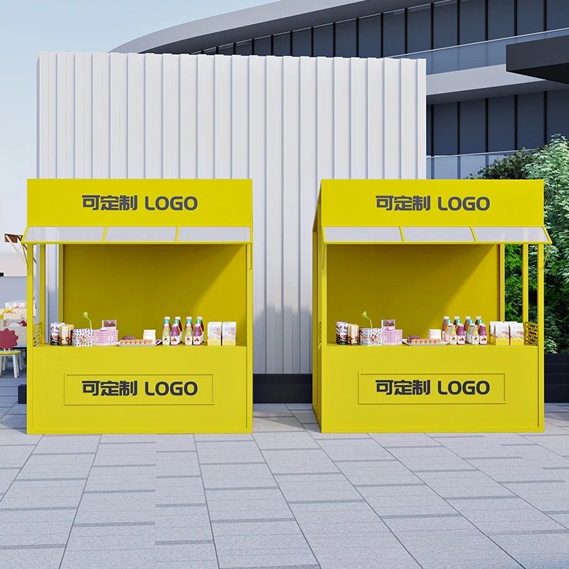 Outdoor market stall rack Internet celebrity stall rack stall table shelf