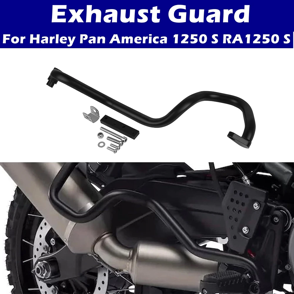 

For Harley Pan America 1250 S RA1250 S RA 1250 2020-2024 Motorcycle Muffler Exhaust Guard Crash Bar Protector Accessories