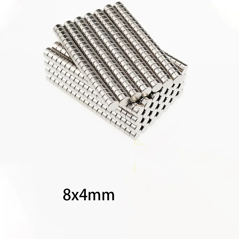 N35 8x4 8x5 8x6 8x7 Magnet  Superpower 8*4 Neodymium Magnets ebike Nickle Coating Search Magnetic Fridge DIY Crafts  Aimant