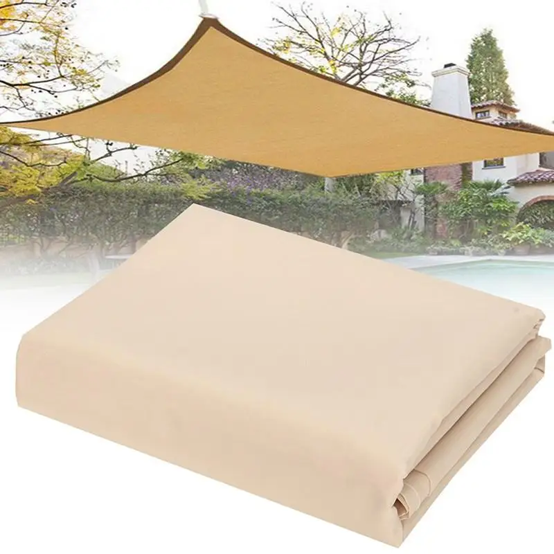 

High Strength HDPE Sun Sail Shade Net, Triangle and Square Type Shade Sails for Garden Patio