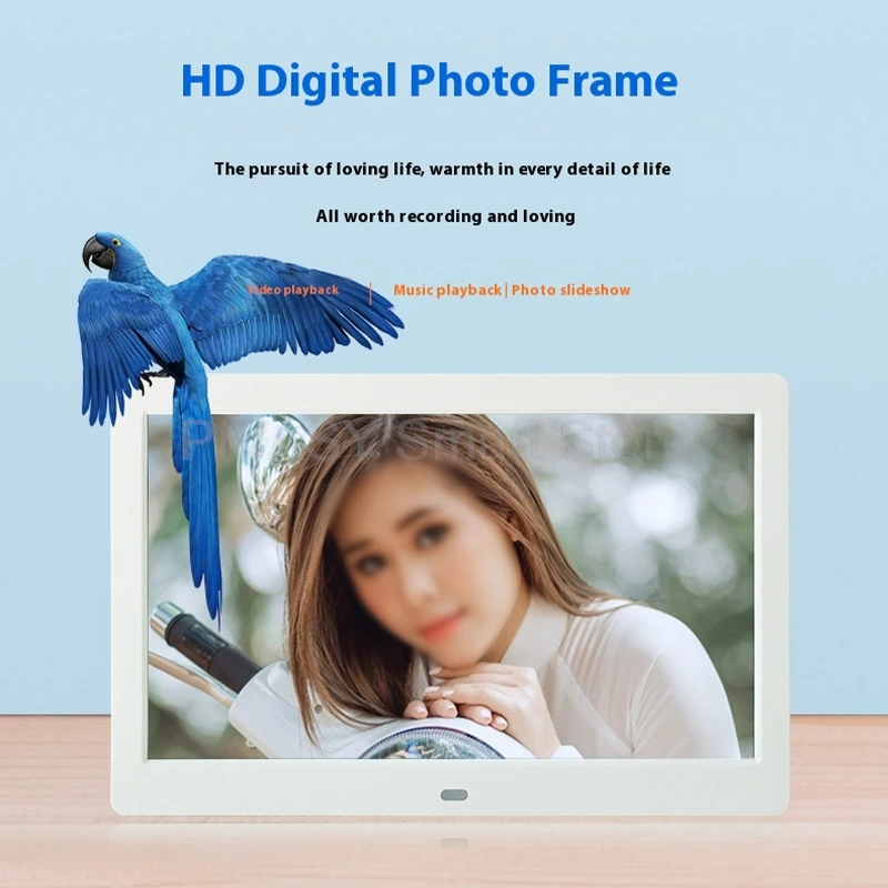 7 8 10 Inch HD Electronic Album Digital Photo Frame Clock Calendar Picture Music Video Player Multi-Functional High Resolution
