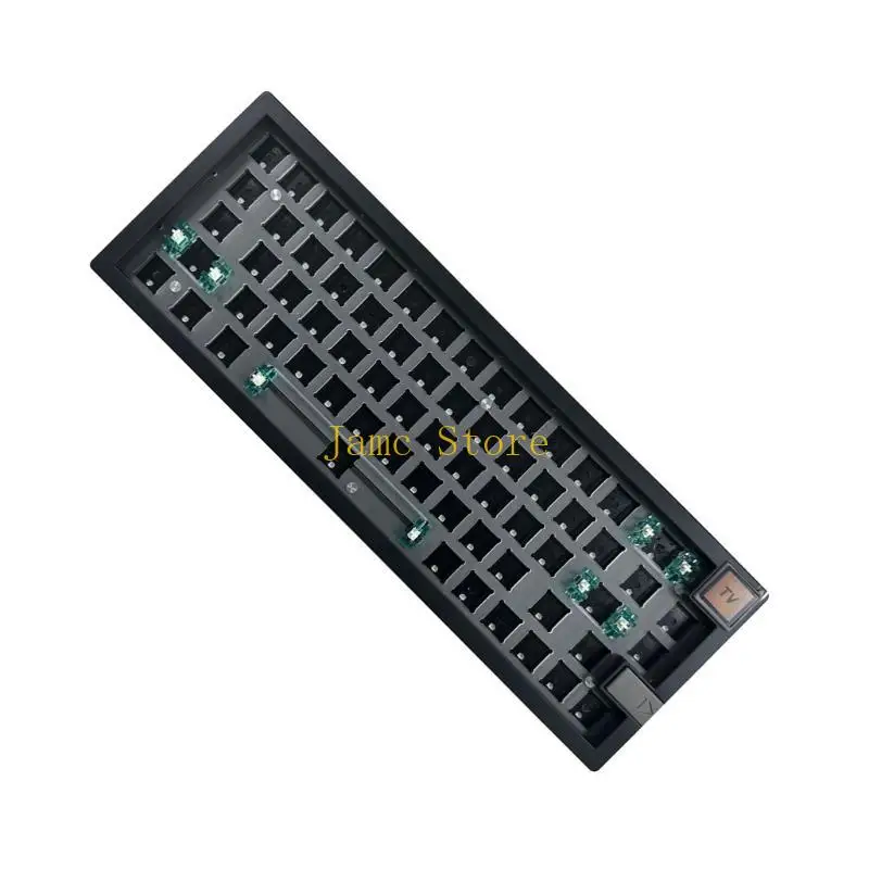 

LX0B Game Keyboard Hot Swappable 3Mode USB/2.4G Wireless Keyboard RGB Backlits