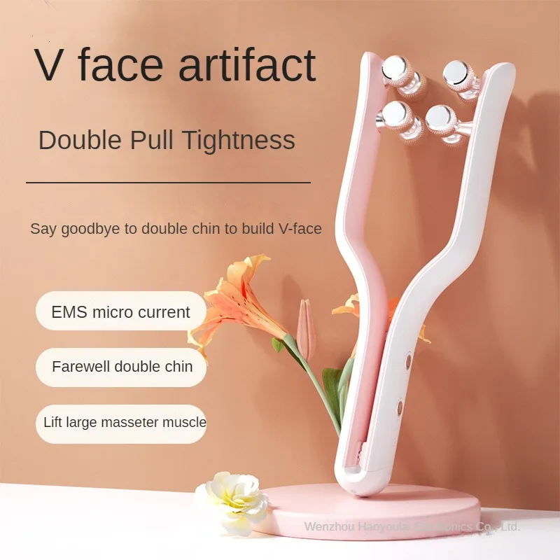 

EMS Micro-current Roller Face-saving Artifact V-face Beauty Firming and Lifting Facial Massager