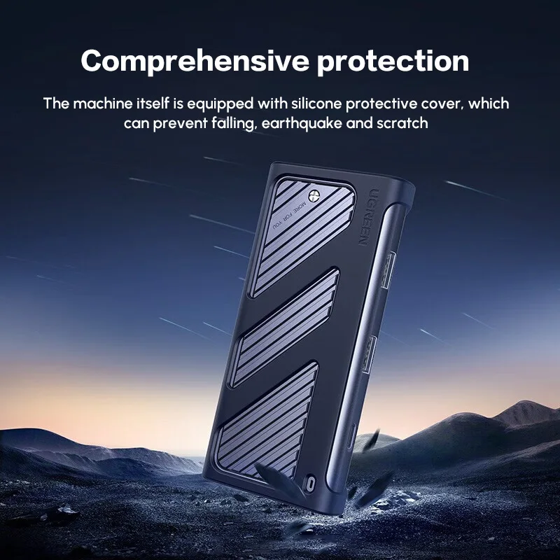 حاوية UGREEN 10 جيجابت في الثانية M.2 NVMe، حاوية SSD مضادة للسقوط لجهاز MacBook، حاوية ألومنيوم M.2 تدعم M.2 NVMe/SATA SSD #6