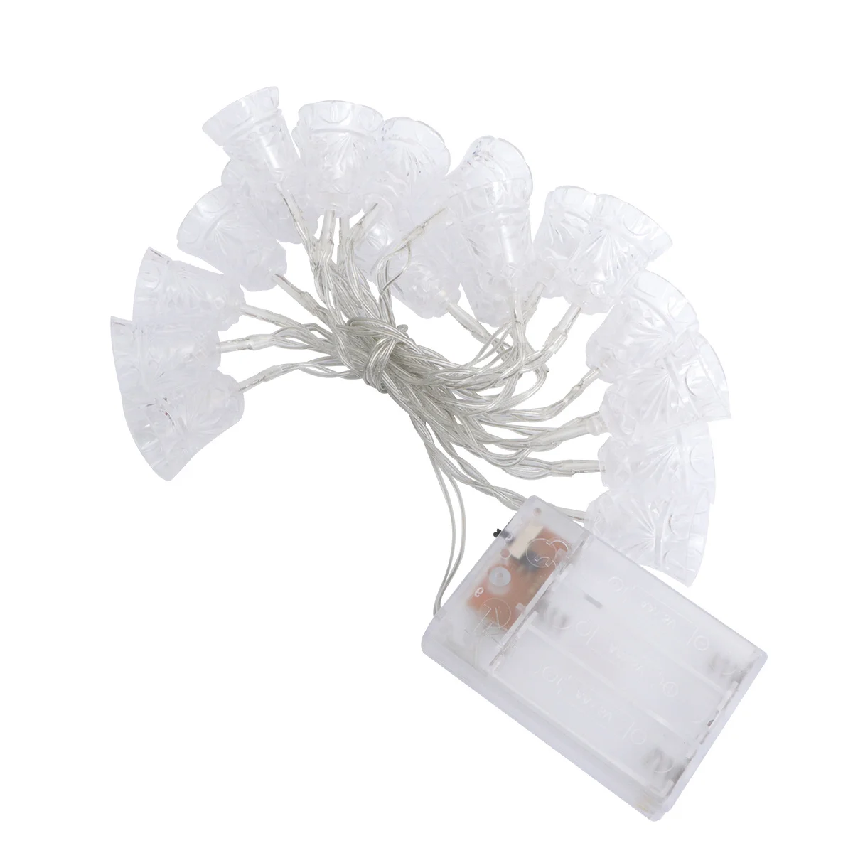 1 مجموعة جرس قلادة LED سلسلة أضواء أضواء الزخرفية لغرفة المنزل حديقة فندق عيد الميلاد حزب ليلة أجواء الديكور #4