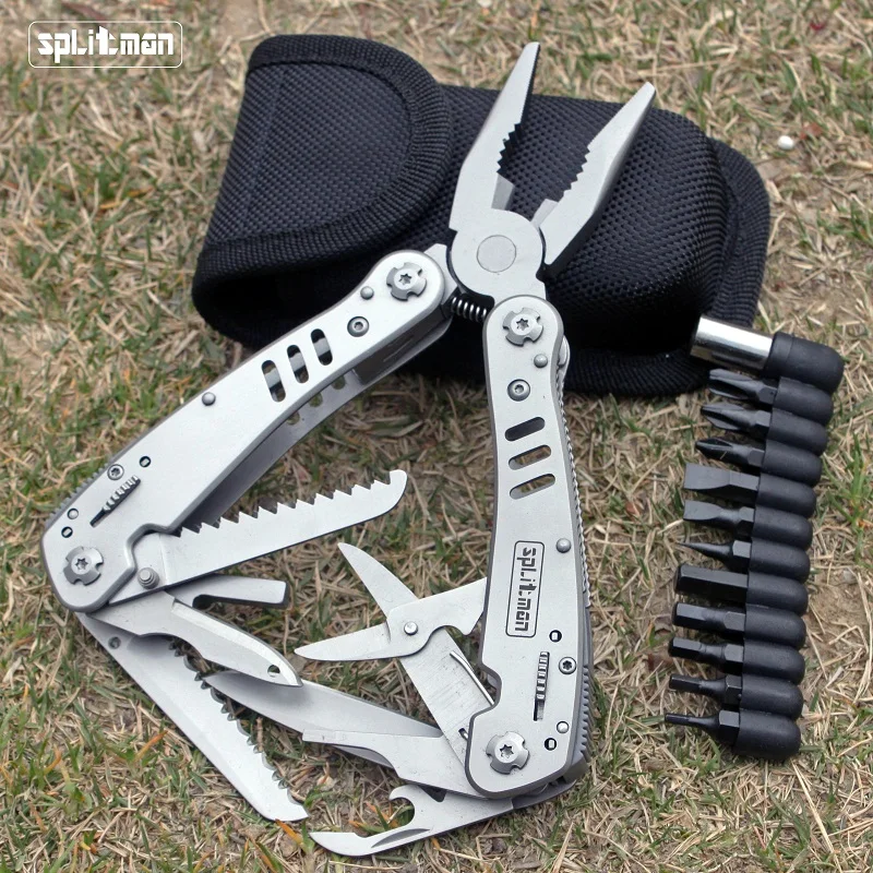 

Splitman G301 Multitool Plier Folding EDC Multifunctional Tools Camping Outdoor Mini Knife Stainless Steel 440C