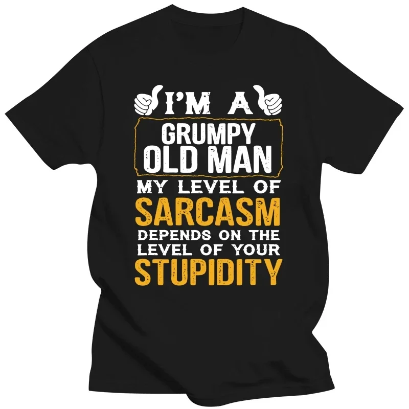 Grandpa Shirts Im A Old Man Tee Funny Grandpa Gifts Funky Man Tops Shirts T Shirt Cotton Customized