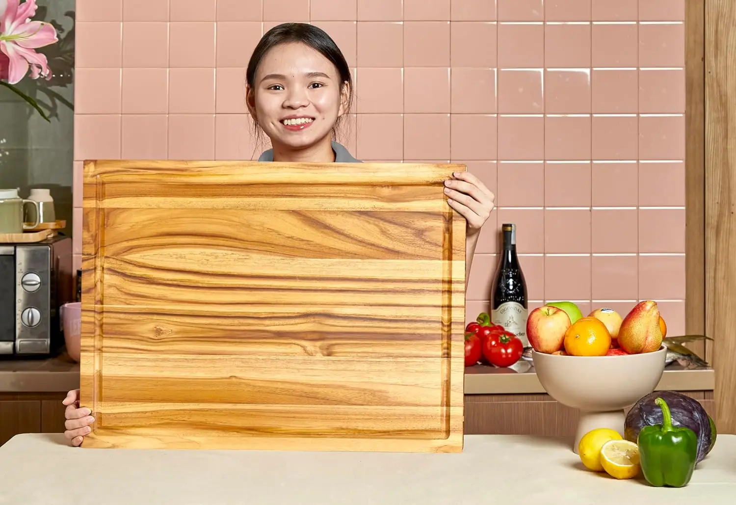 rchop Teak Cutting Boards For Kitchen, [20