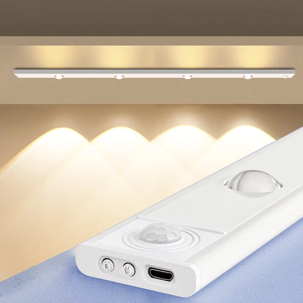 LED قابلة للشحن الجسم الاستشعار اللاسلكية خالية من الأسلاك ضوء خزانة للمنزل خزانة مشروبات خزانة خزانة خذاء الخفيفة