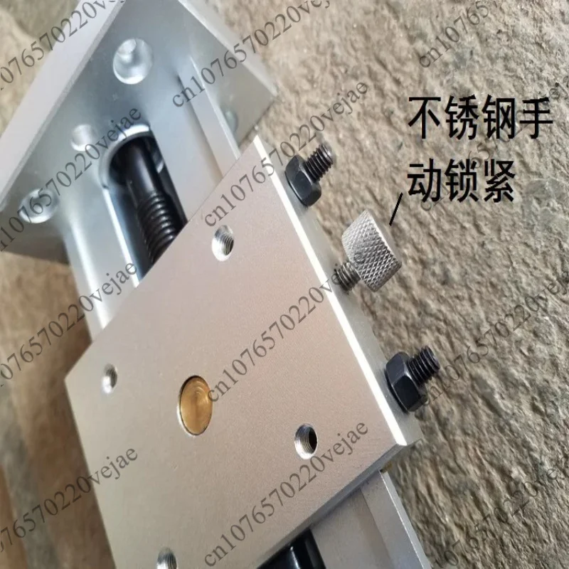 Precision Vertical Slide Table Dovetail Groove Slide Table Screw Slide Plate Z-axis Linear Module Welding Machine