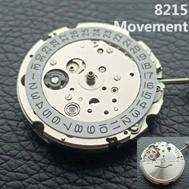Genuine 8215 Automatic Mechanical Movement Date Setting Men's Watch Replacement Parts