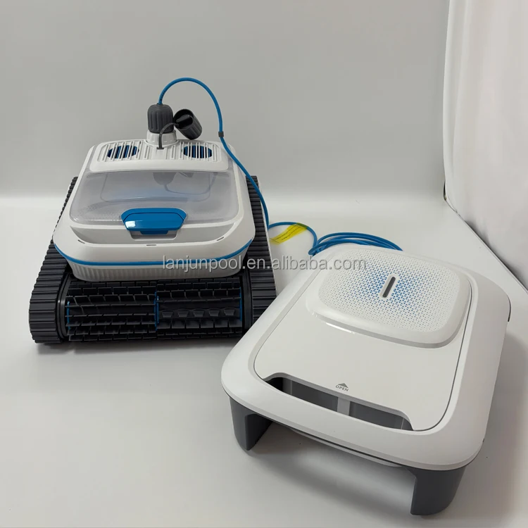 Smart Cordless Robotic Pool Cleaner With Long Battery Life& Powerful Suction For In-ground Pools-auto Recharge & App Control