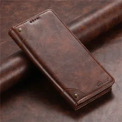 EUCAGR Shockproof Leather Wallet Cover Phone Shell For Samsung Galaxy S24 S23 S22 FE Ultra Plus A53 A54 A13 A14 A24 A34 Note20