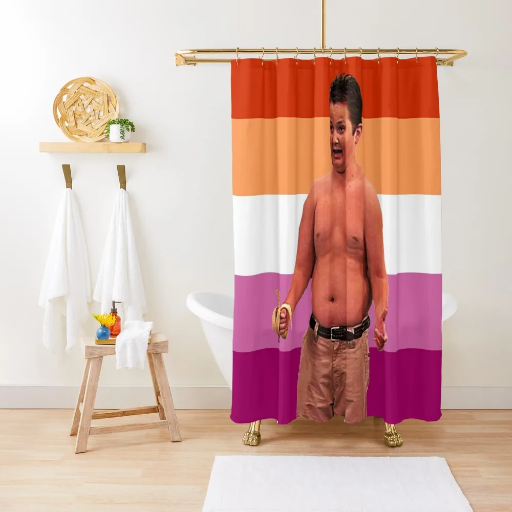 

Lesbian Flag Gibby Shower Curtain Bathroom Accessorys Anime Shower Shower Bathroom Curtain